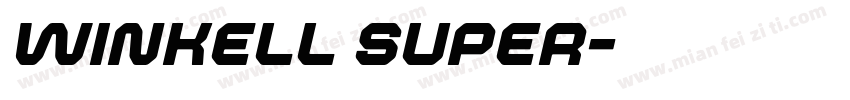 winkell super字体转换